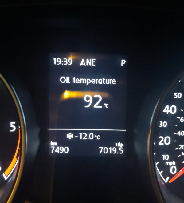 ,    . Oil Temperature,       