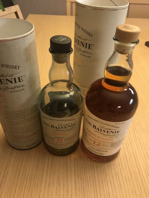          -  The Balvenie 12 triple cask:    ,    : , :  ,    ,  , -      -     ()  The Balvenie 14 Peated Triple Cask:    ,  , :      , : ,  , -  ,            - -  