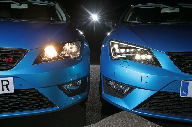 Surprise. Halogen headlights are better: adjusted optimally illuminate the road more widely and uniform LED headlights