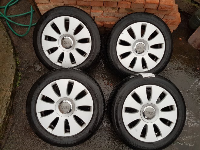 3. Оригінальні диски Audi r16 з резиною (audi, vw, mercedes) audi a6, a4PCD 5x1126