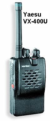        ,     Yaesu VX-400U.        