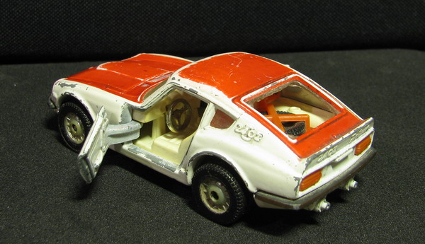       .  Datsun 240z made in Great Britain by CORGI TOYS WHIZZWHEELS