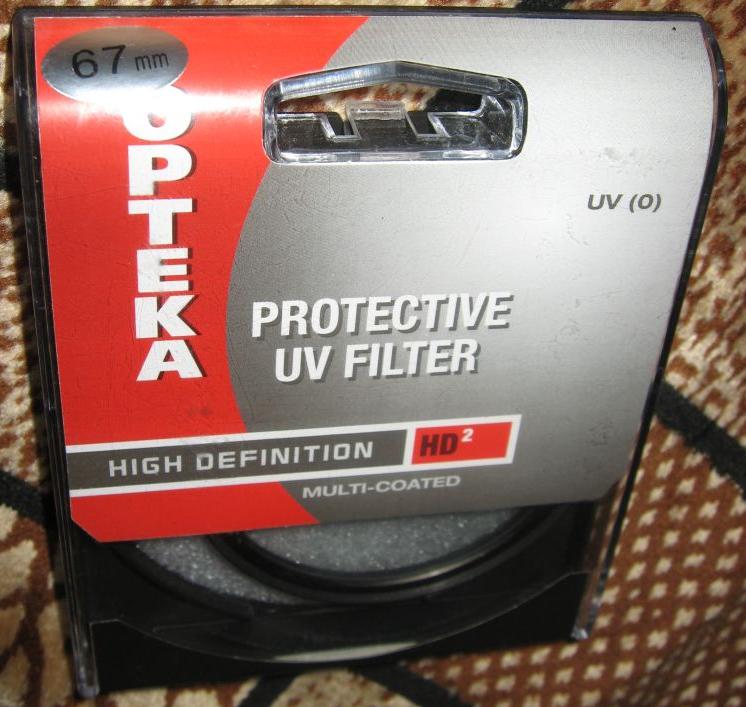 ���� ������������� ������ opteka uv (0) hd 67��.������� �� ������, �� 58��