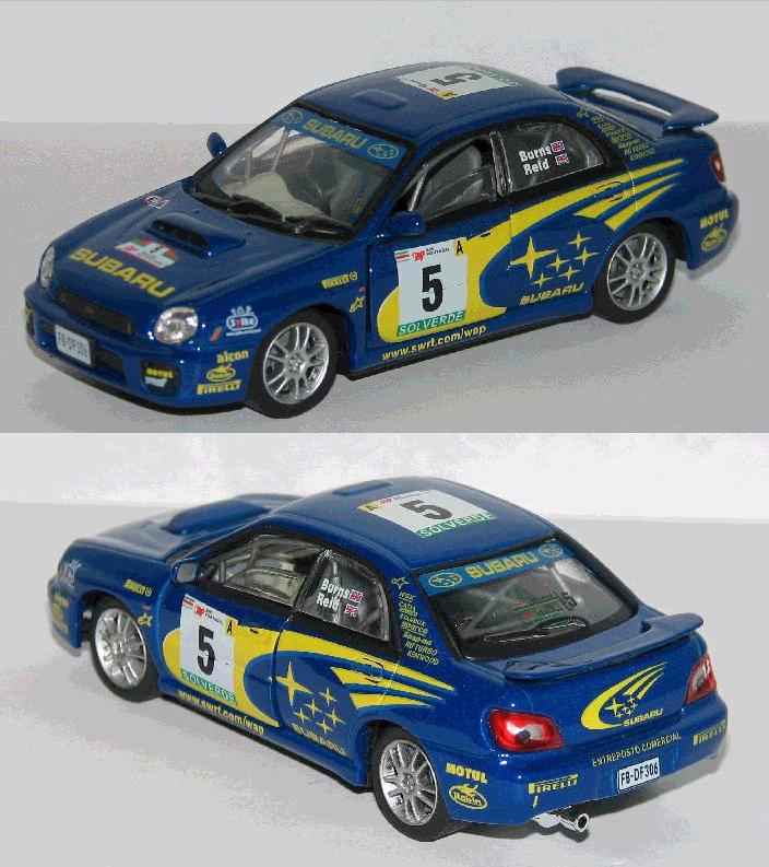 Cararama  1/43  Subaru Impreza WRC #5 .
