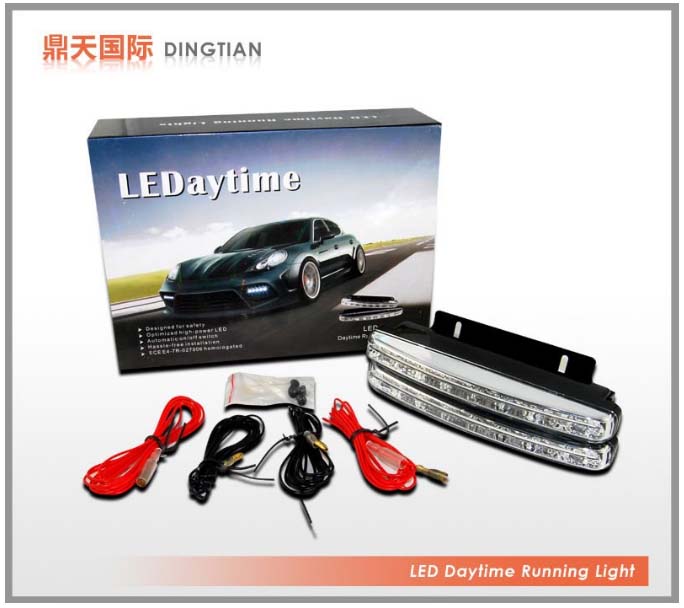         :Designed for safetyOptimized high-power LEDAutomatic on/off switchHassle-free installationVoltage: 12V  1,  To  mount  the  Led   day  running  light  a  whole  of  214mm x 265mm  for  each  light  will  be  necessary  at  the  front  bumper. Please  choose the  position  carefully  according  to  the  fitting  regulations