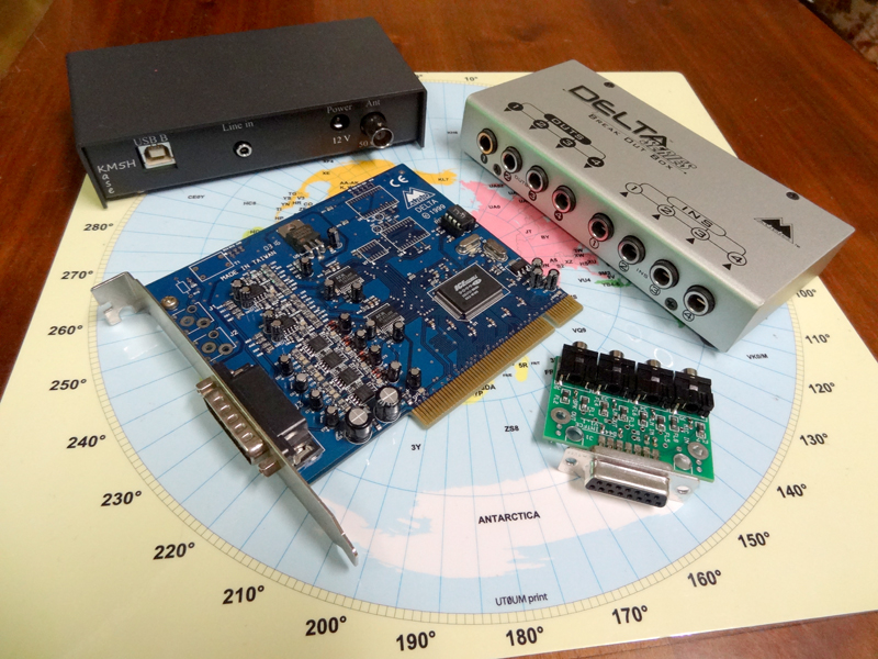   SDR  +    :-    SDR  SoftRock RX Ensemble II  KB9YIG      KM5H-  KB9YIG      Delta 44 -    Delta 44  -  Break Out Box     Delta 44 4   4   SDR      - .