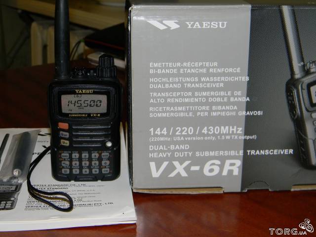 ������ ����� YAESU VX 6r � �������� ���������.�������� ����� �������