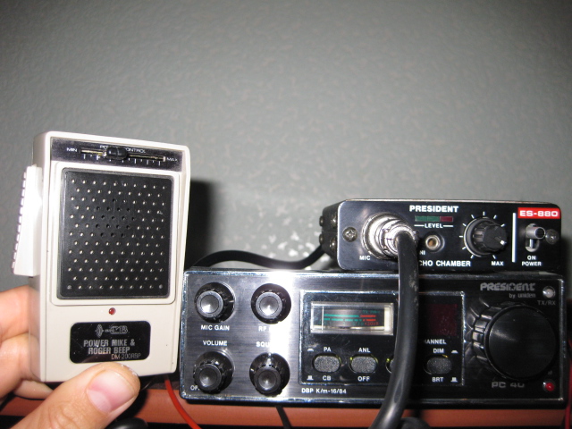  - : President PC40,IC Echo chamber es-880,Power mike& roger beep DM-200RBP.850