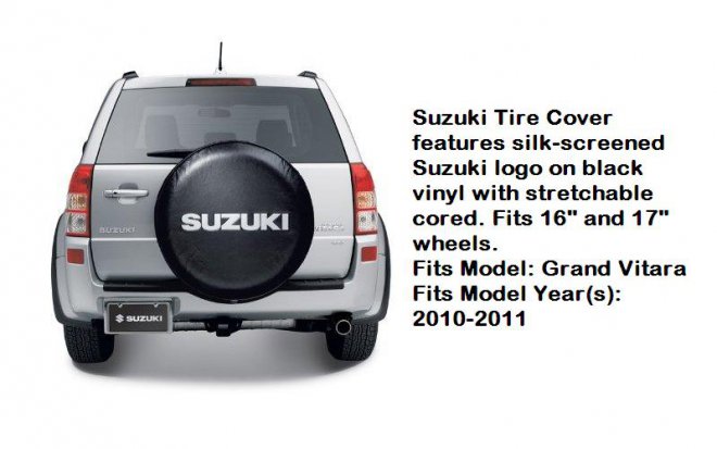 28"  .       spare tire cover suzuki