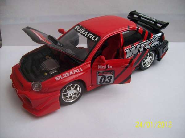 SUBARU impreza WRX 1/24 Maisto made in Thailand ,  .    ,   150 