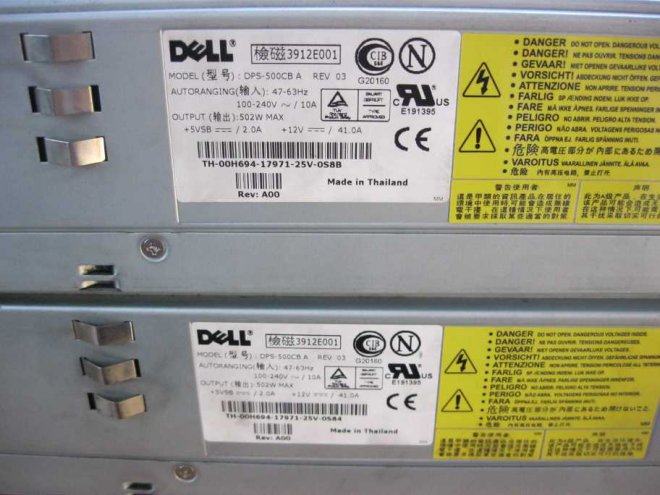 ������ 2 ��������� ����� ������� DELL DPS-500CB A. �������� ���������� 12,4 ����� (����� ������� �� 13,2) 41 �����