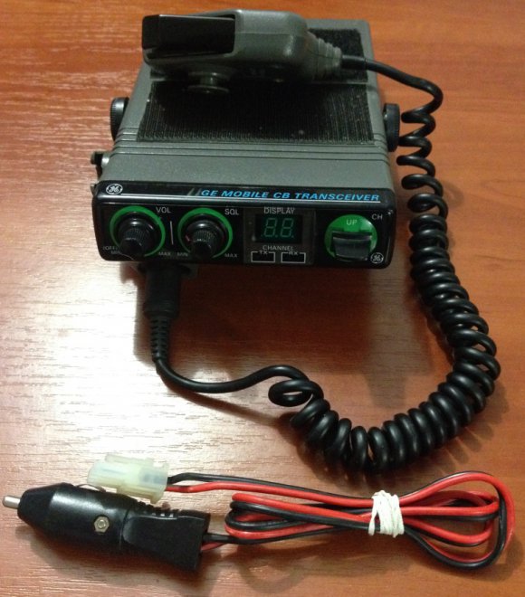   :/GE General Electric Model 3-5809D 40 Channel Super Compact CB Radio Transceiver - 4w, AM, , 40.      