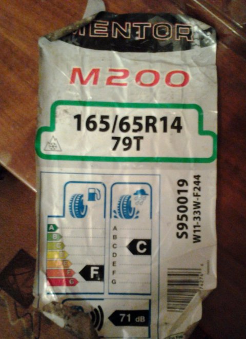        .   200, 165/65R14, 350