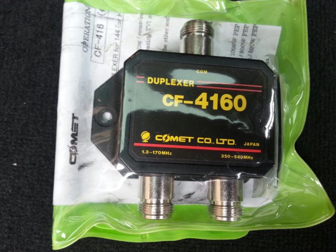     , Duplexers Comet CF-4160J     ,   .  : http://www