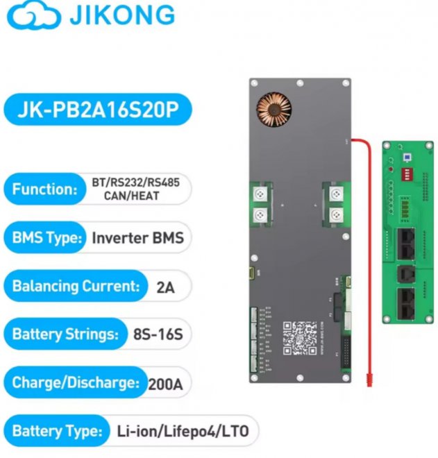 JK BMS PB2A16S20P   200/350, 2    . 48