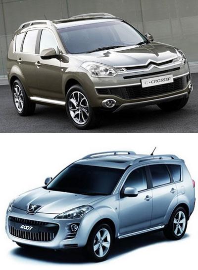      PSA        ,     Mitsubishi Outlander. Peugeot 4007  Citroen C-Crosser      Ford       