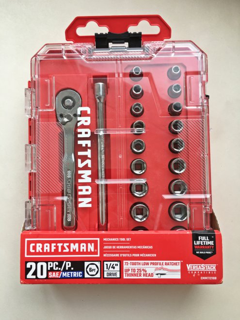 CRAFTSMAN Mechanics Tool Set 20 . 