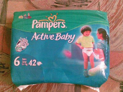     Pampers Active Baby Extra Large 16+ ( 6).  ,   